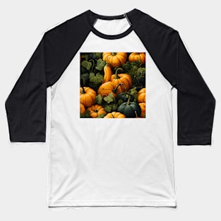 Pumpkin Pattern 22 Baseball T-Shirt